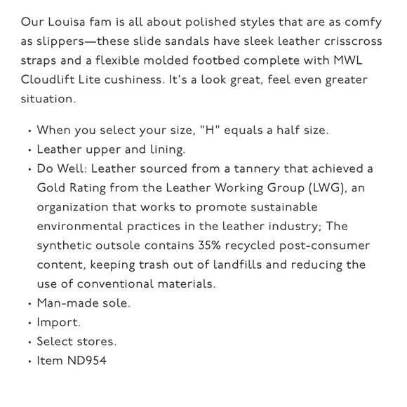 Madewell The Louisa Crisscross Slides in a brown leather finish - Picture 2 of 5